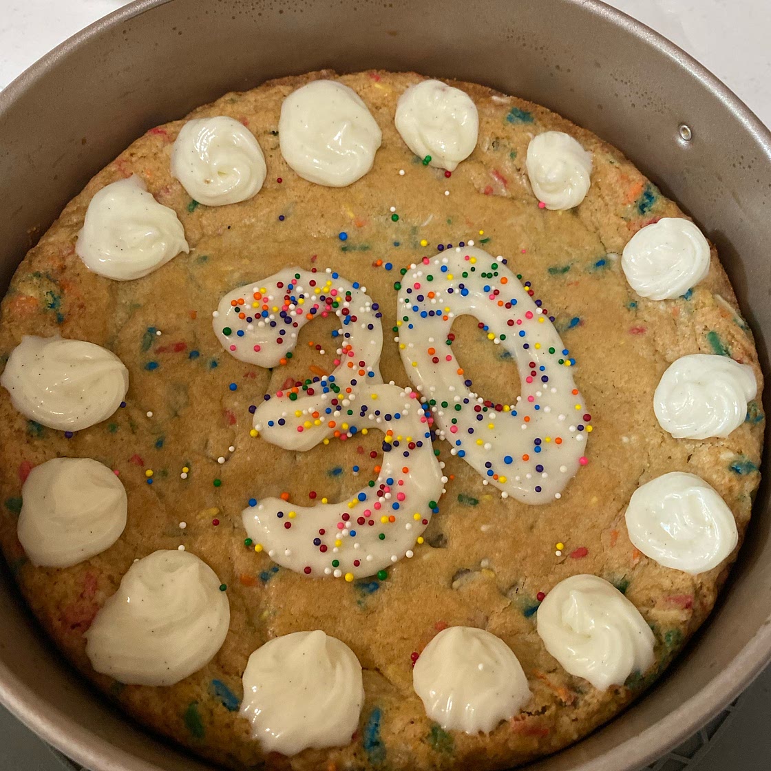 Funfetti Sugar Cookie Cake