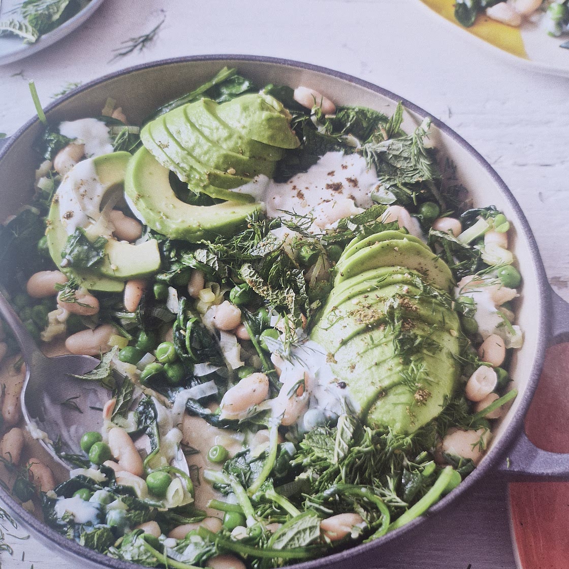 Green vegan shakshuka