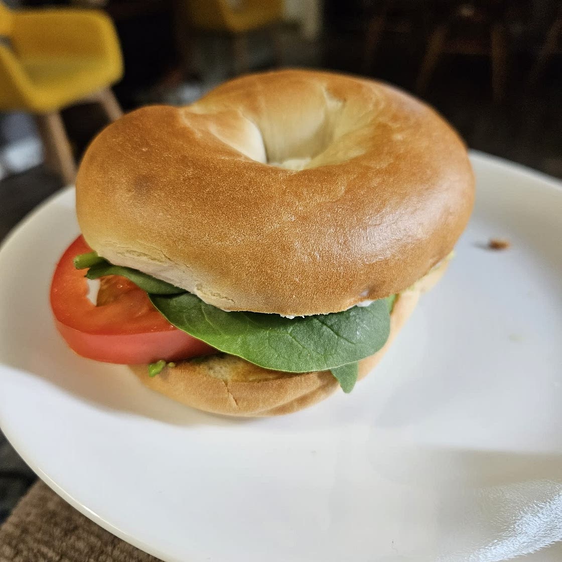 Vegan Breakfast Bagel Sandwich