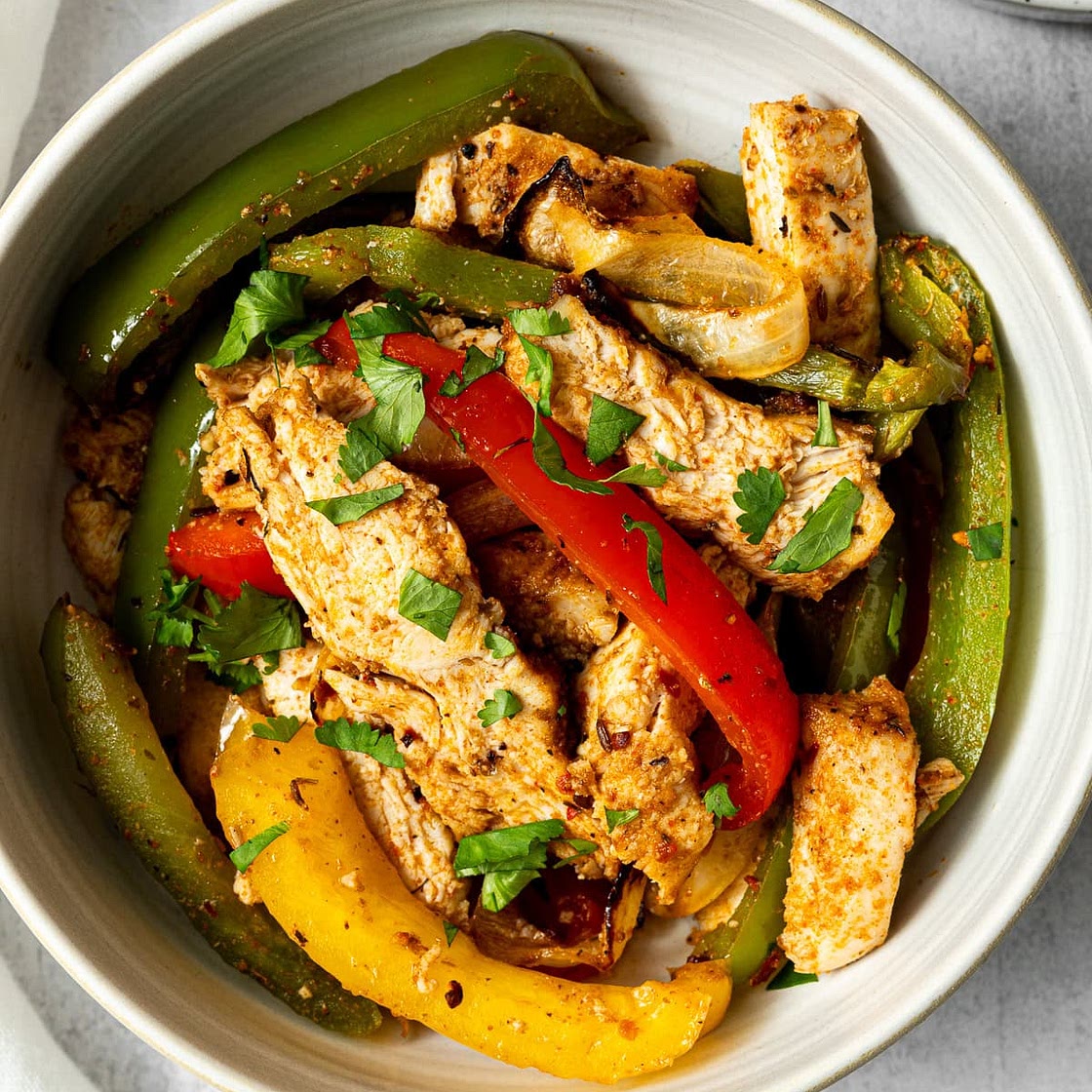 Air Fryer Chicken Fajitas