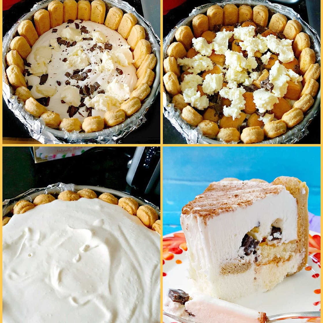 Tiramisu Ice Cream Cake