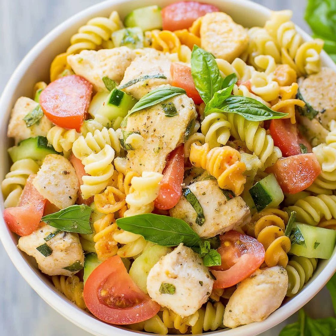 Italian Chicken Pasta Salad