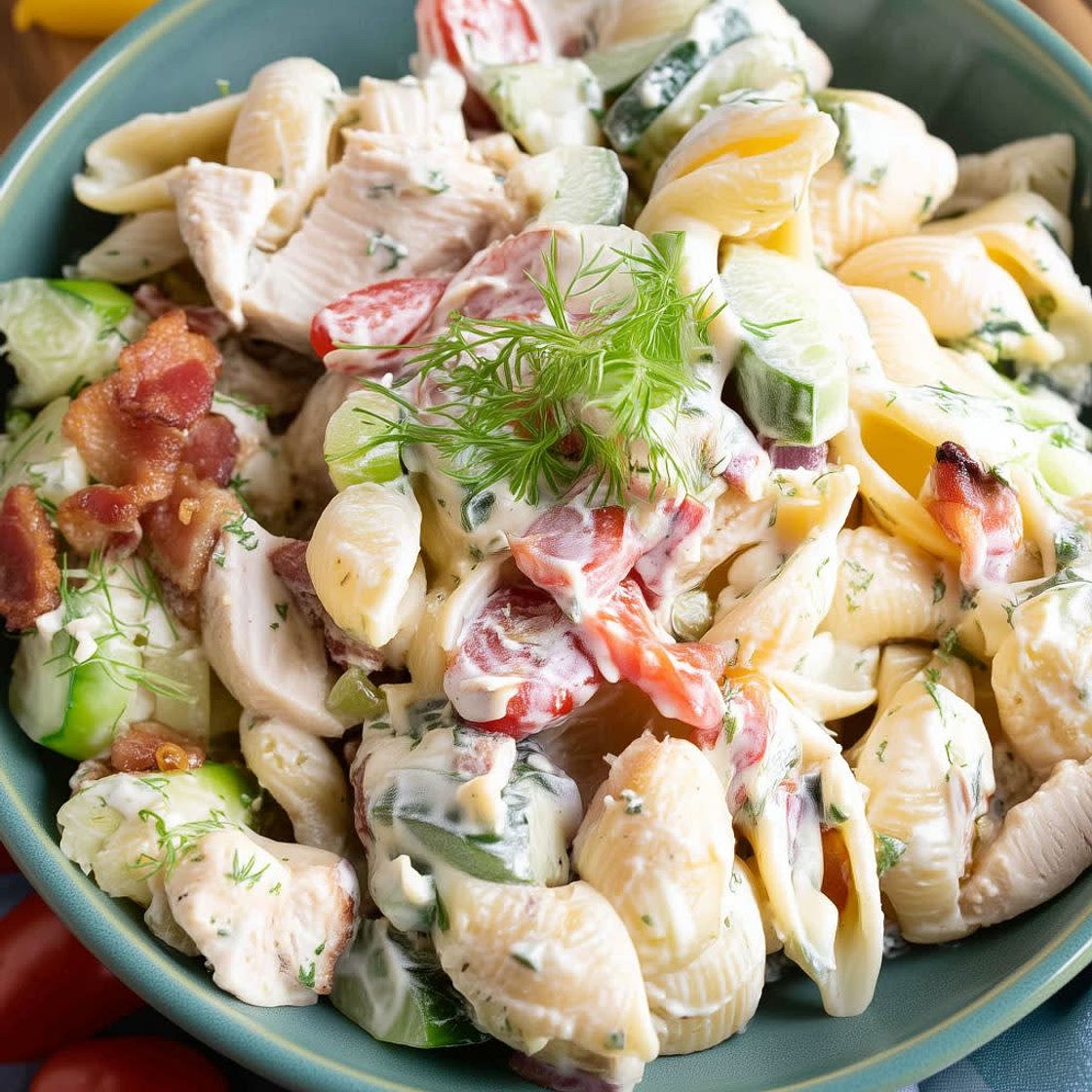 Chicken and Bacon Pasta Salad