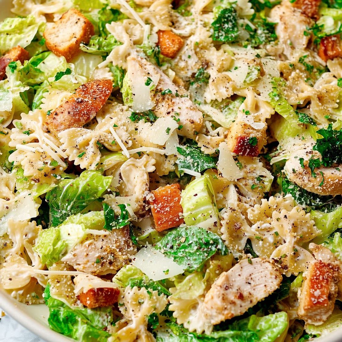 Chicken Caesar Pasta Salad