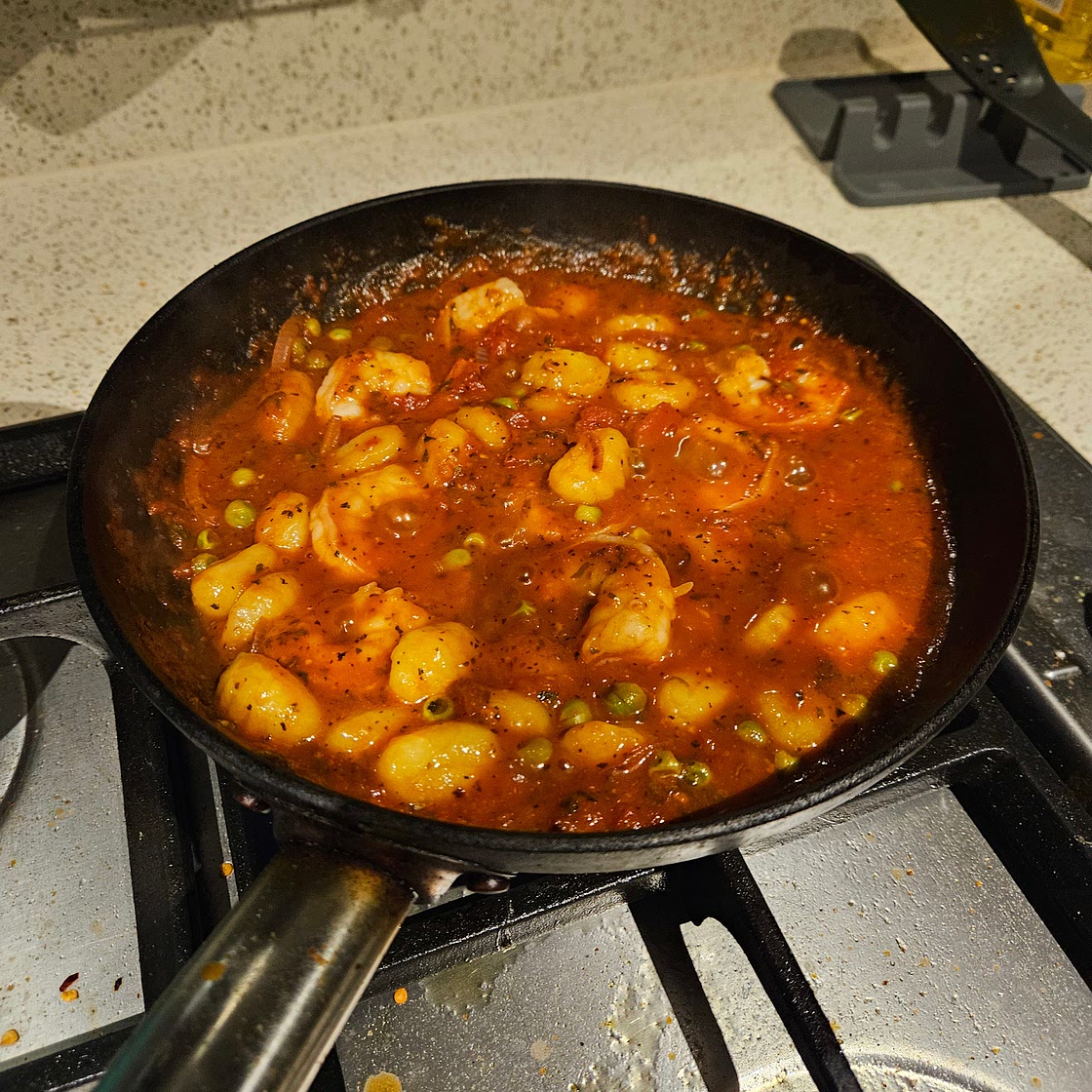 Prawn and Tomato Gnocchi