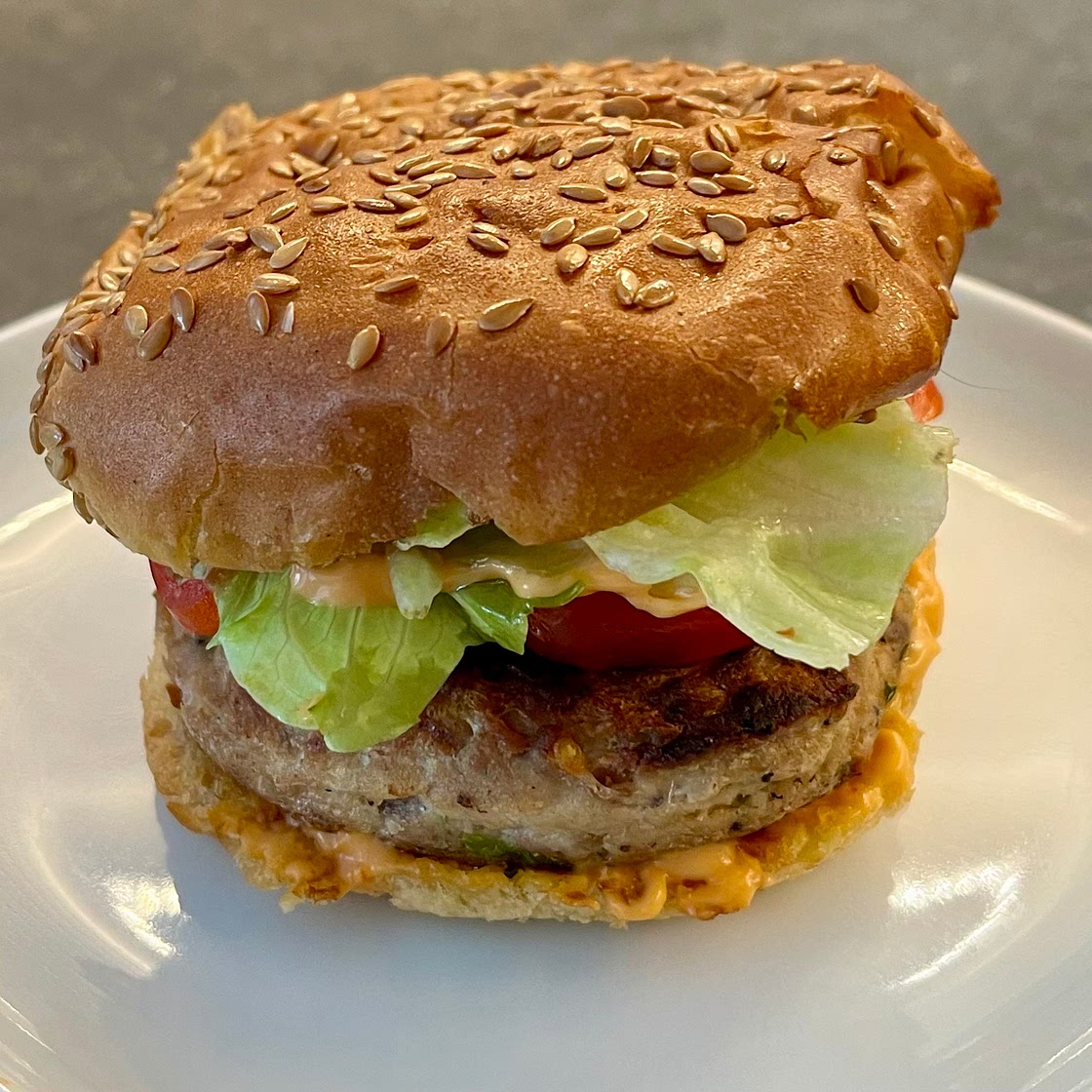 Ultimate tuna burger