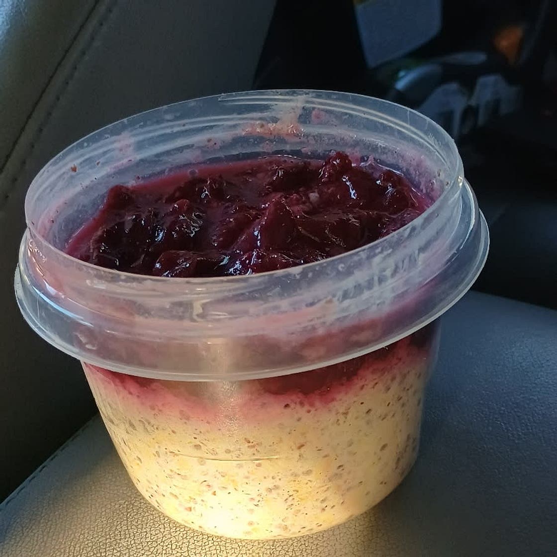 Spiced Plum Overnight Oats