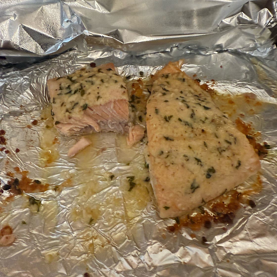 Garlic Parmesan Salmon