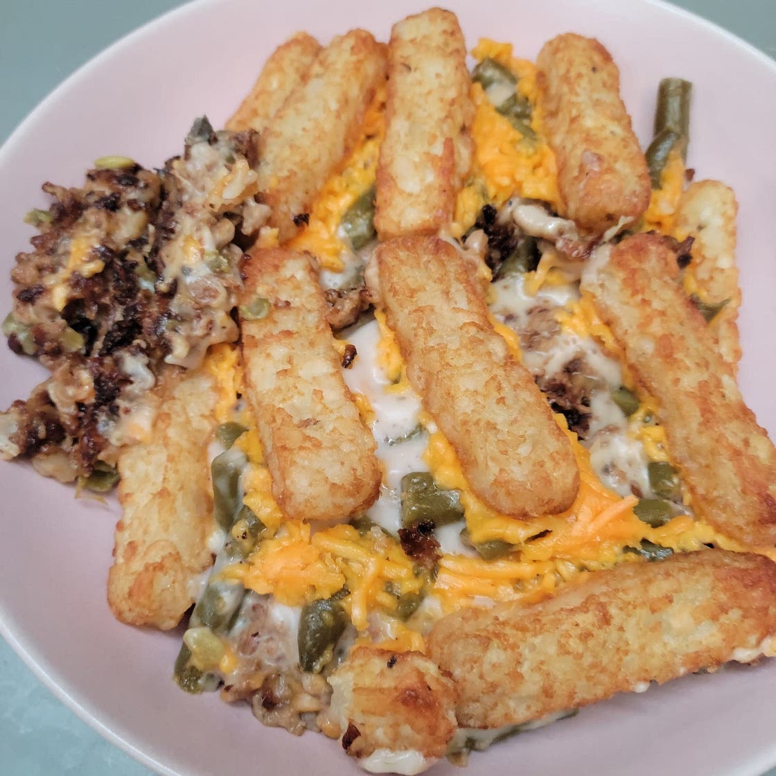 The BEST Tater Tot Casserole