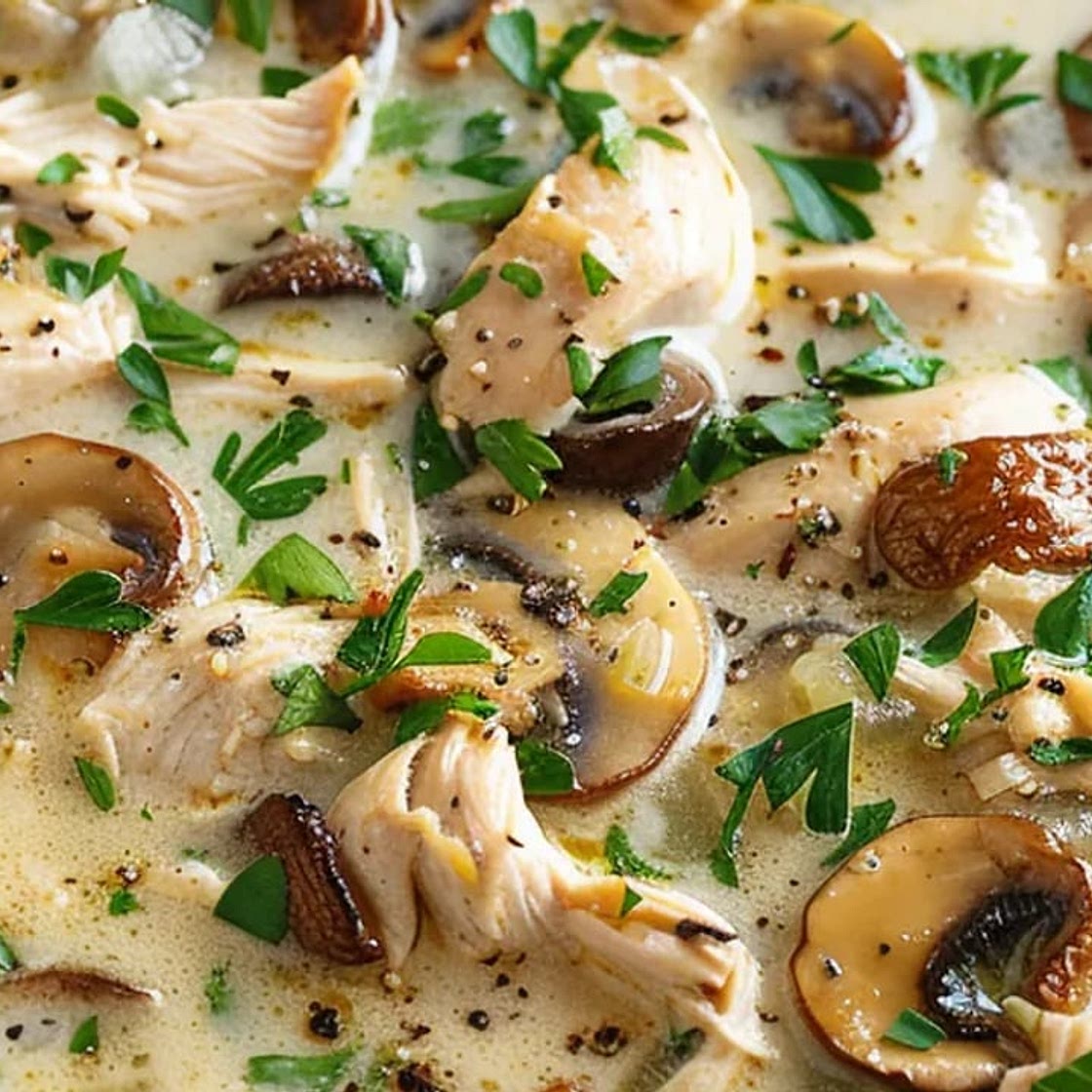 Rotisserie Chicken Mushroom Soup