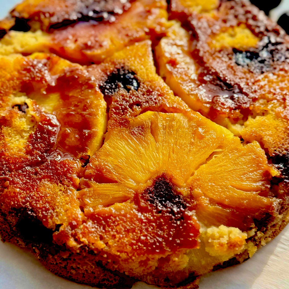 Healthy Pineapple Upside Down Cake