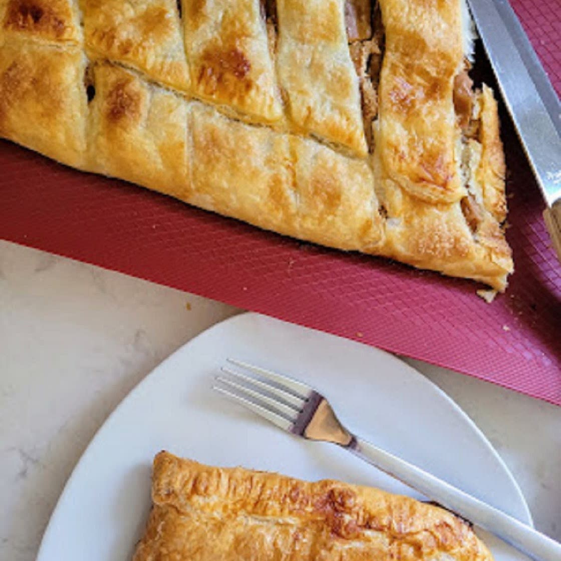 Pear and Cheese Danish