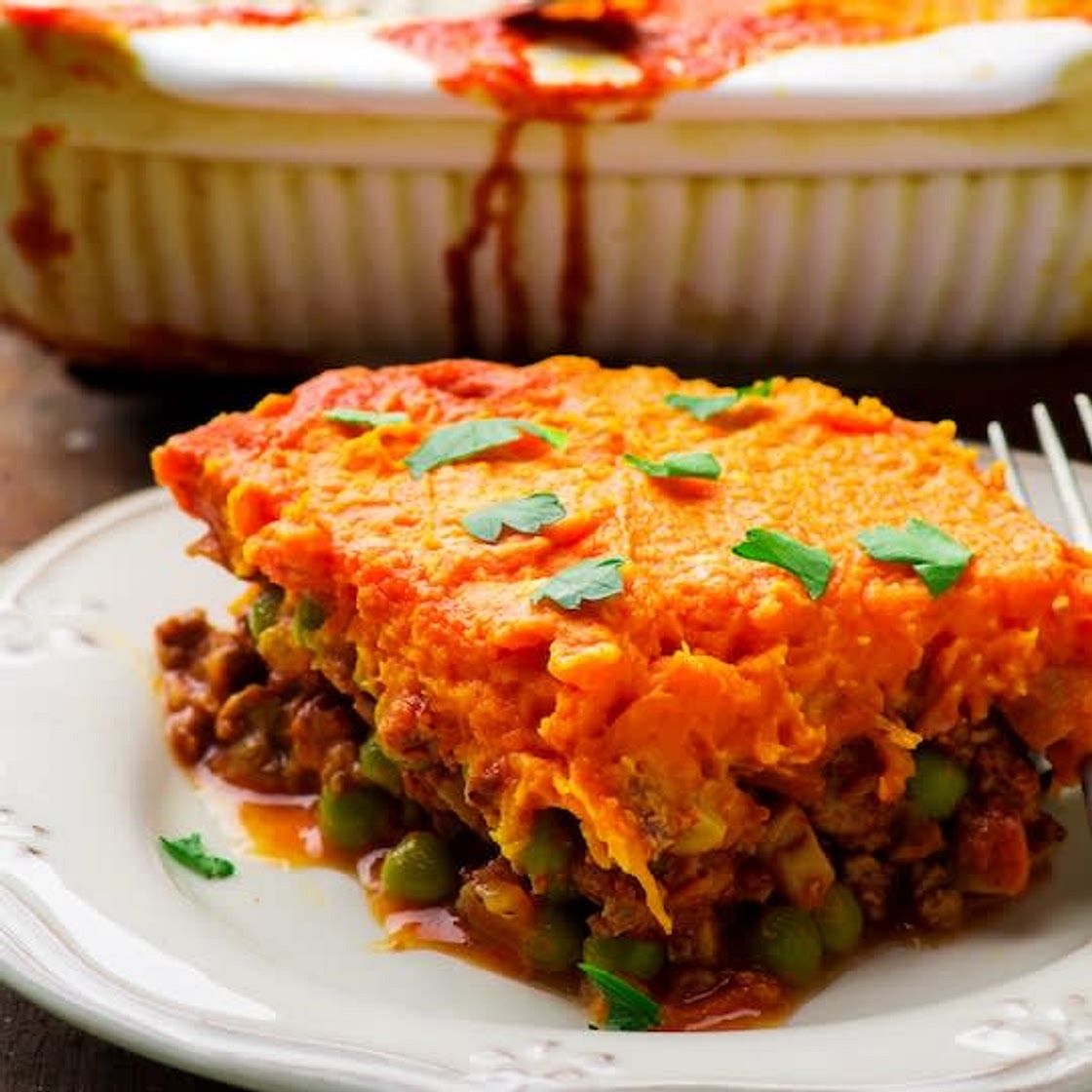 Turkey and Sweet Potato Shepherds Pie (Freezer/Diabetic Friendly/Mediterranean diet/Kidney Friendly/Comfort Food)