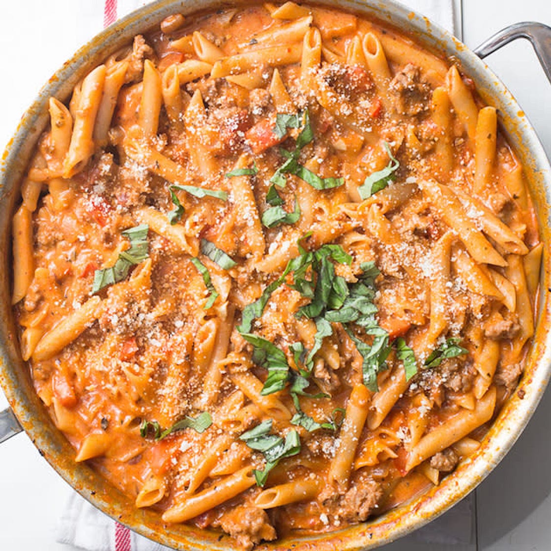 Creamy Pasta with Sausage