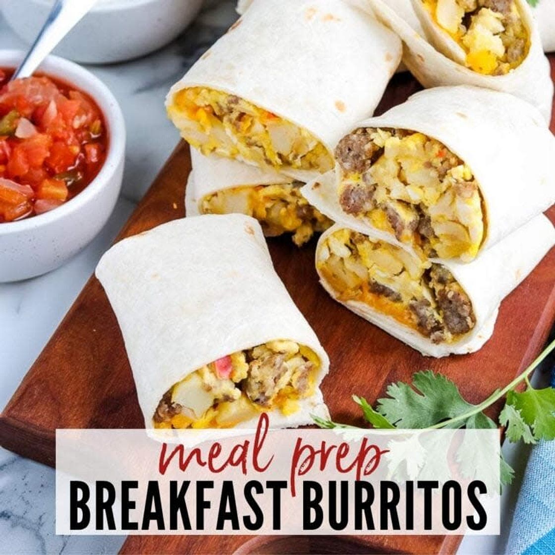 Mini Breakfast Burritos (Freezer-Friendly)