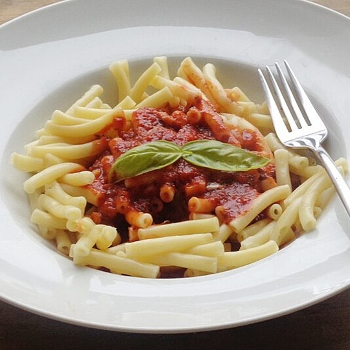 Nudeln mit Tomatensauce