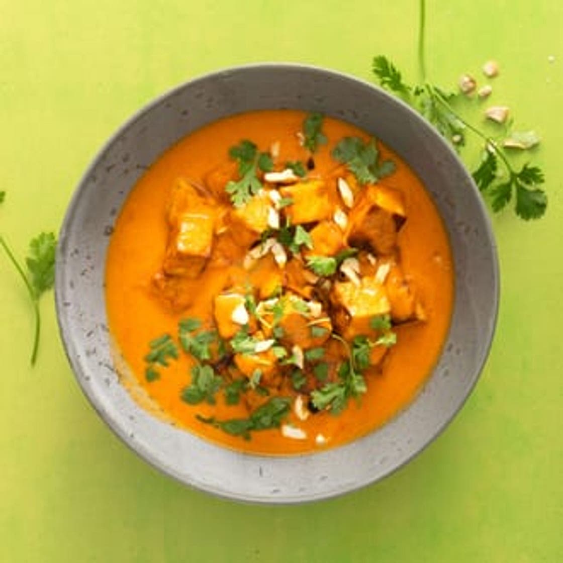 Gelbes Tofu-Curry