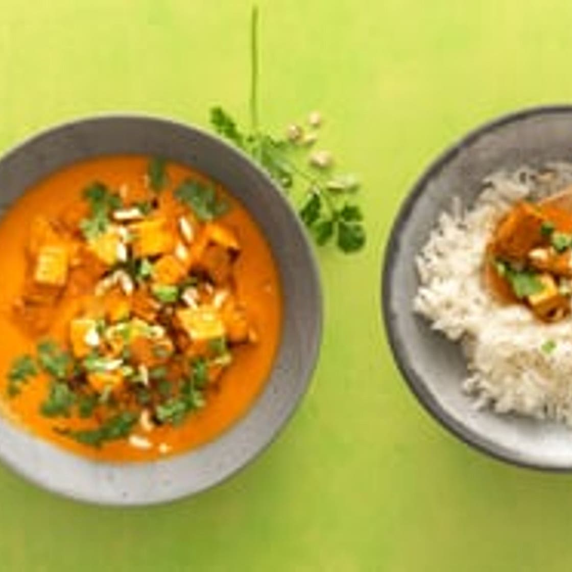 Gelbes Tofu-Curry