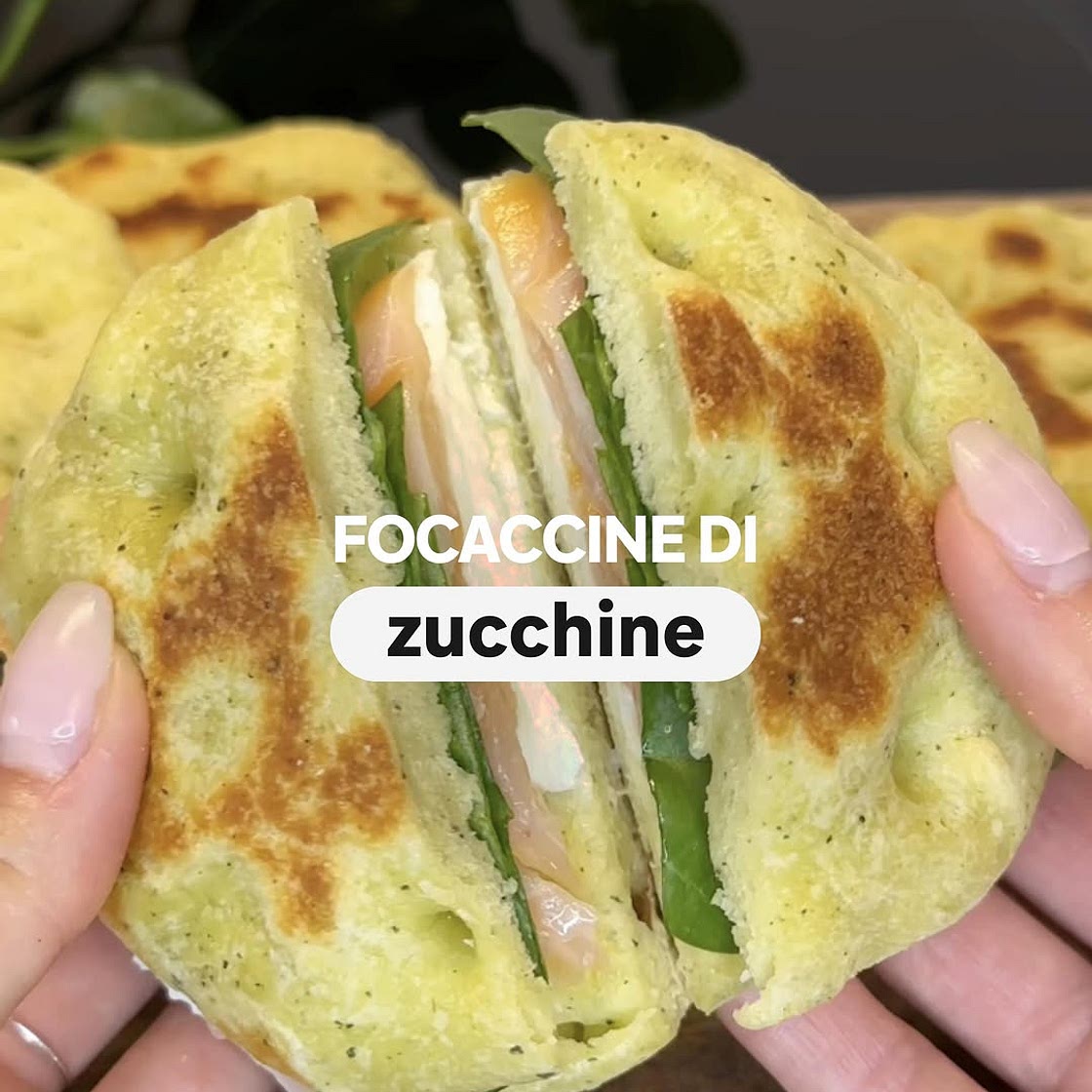 Focaccine di zucchine