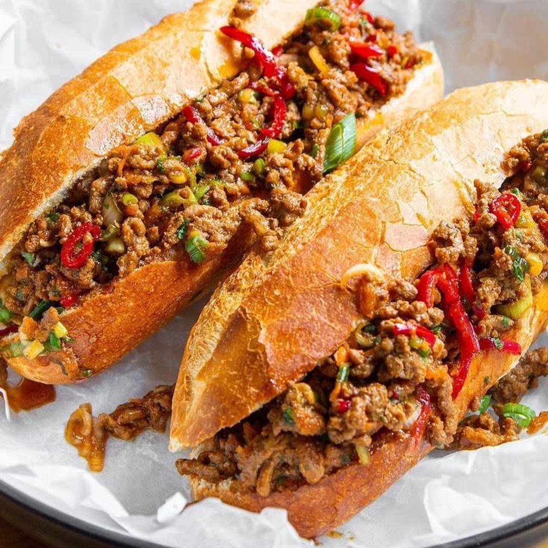 Pão com carne