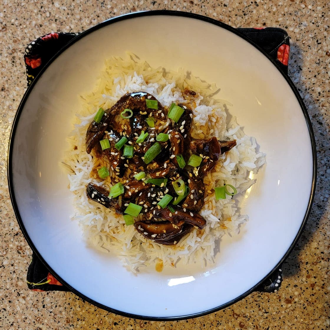 Crispy & Chewy Sesame Shiitake