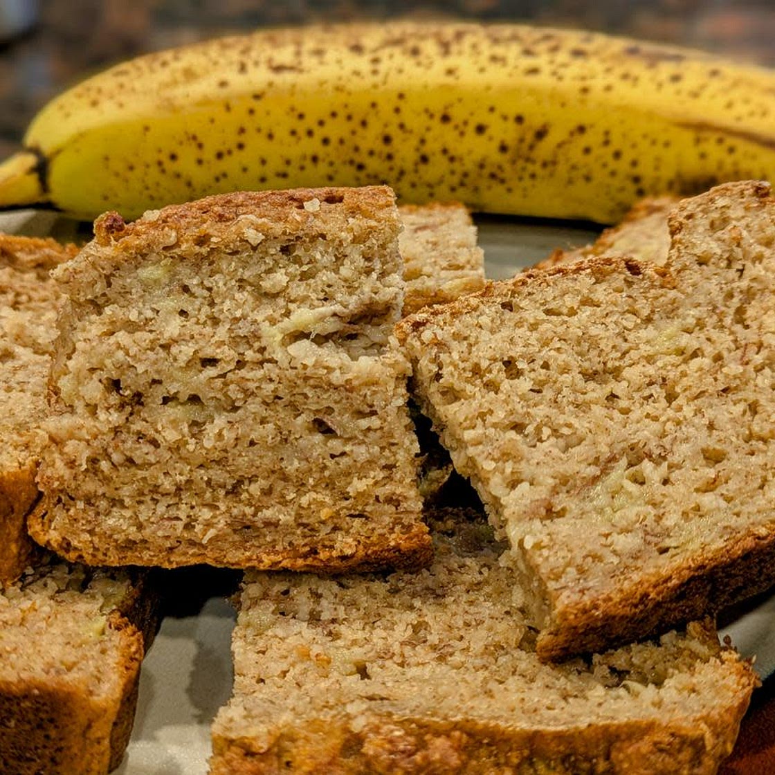 No Nut Protein Banana Bread