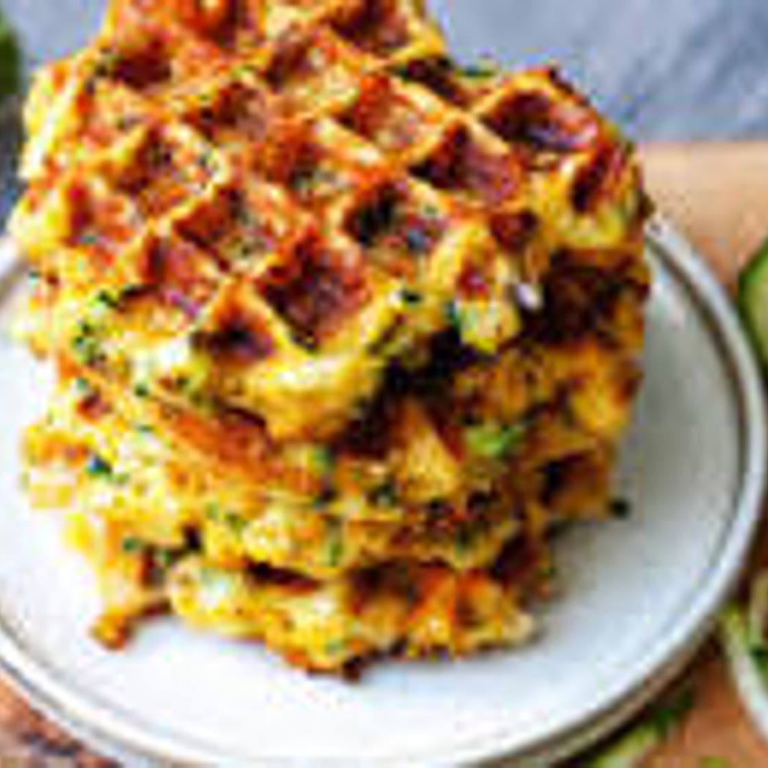 Zucchini-Waffeln