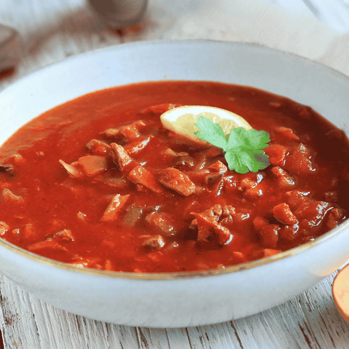 Russian Solyanka (Meat Soup)