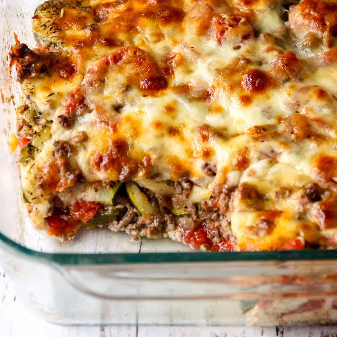 Ground Beef Zucchini Casserole