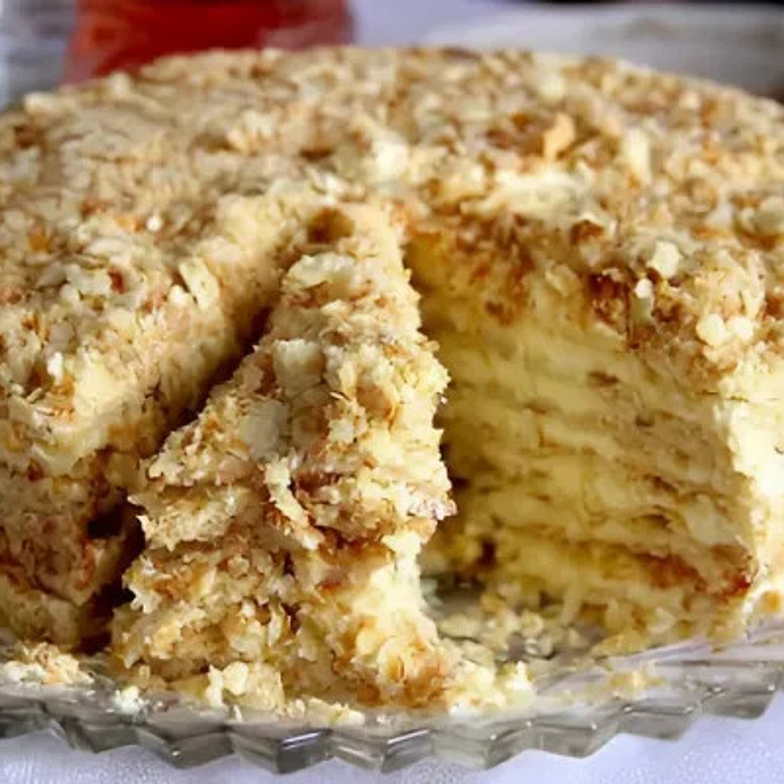 Creamy Maria Biscuits Cake Recipe