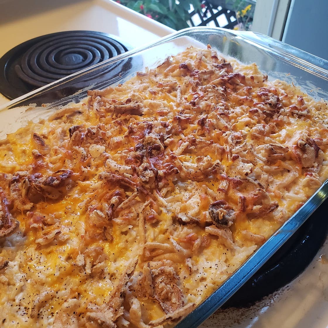 French Onion Chicken and Rice Bake
