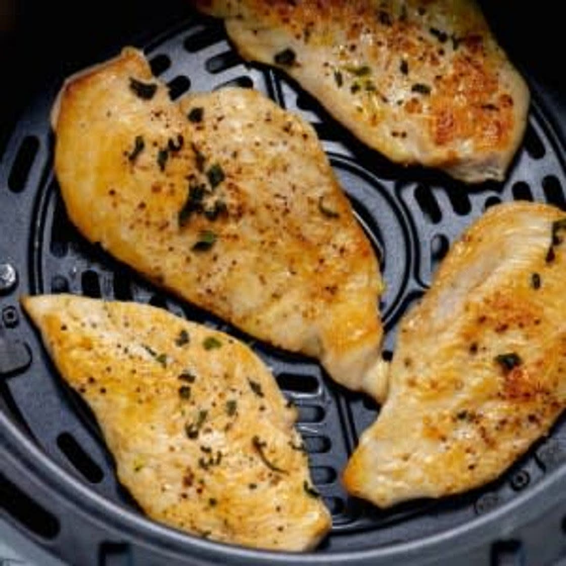 The Best Air Fried Chicken Breasts Recipe with tasty spices
