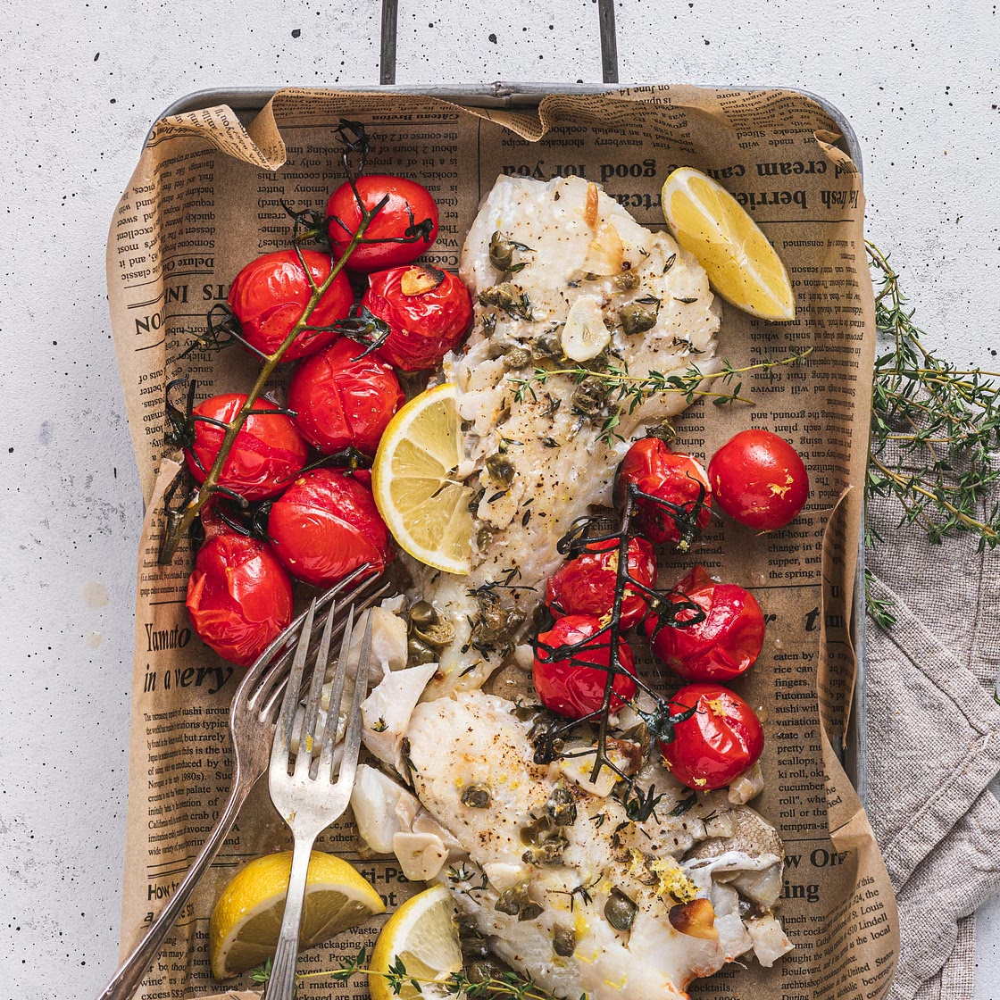 Mediterranean Roasted Cod - Keto Fish Recipe - Diet Doctor