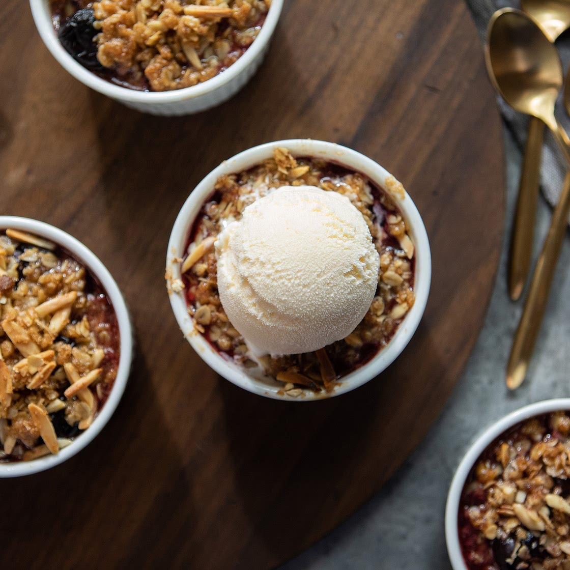 Cherry-Almond Crisp Recipe