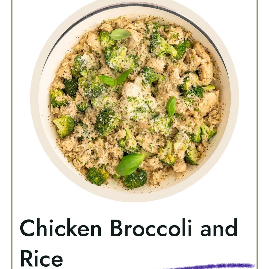 Healthy chicken, broccoli, and rice
