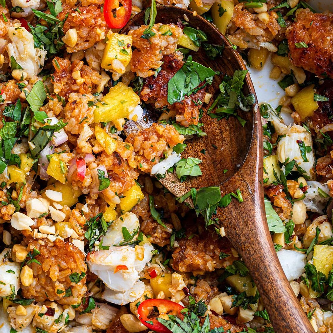 Crispy Rice Salad