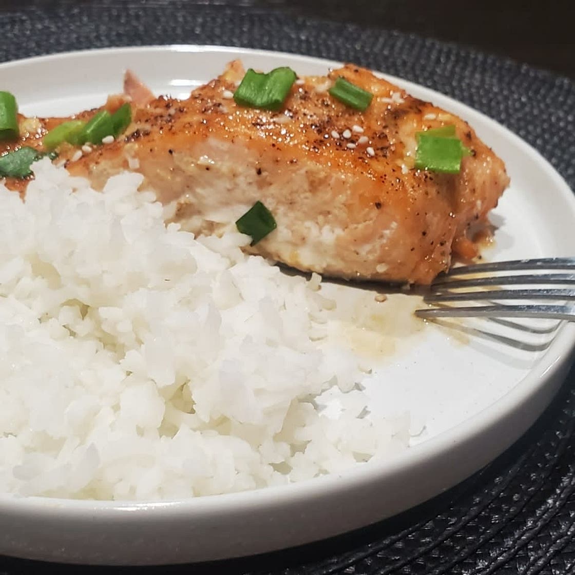 Easy One Pan Maple Glazed Salmon