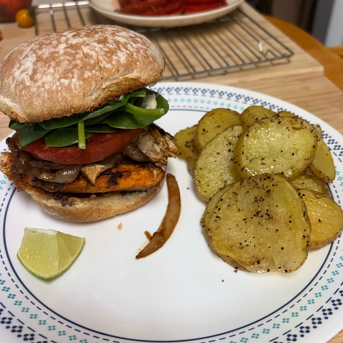 Portuguese Style Chicken Burger