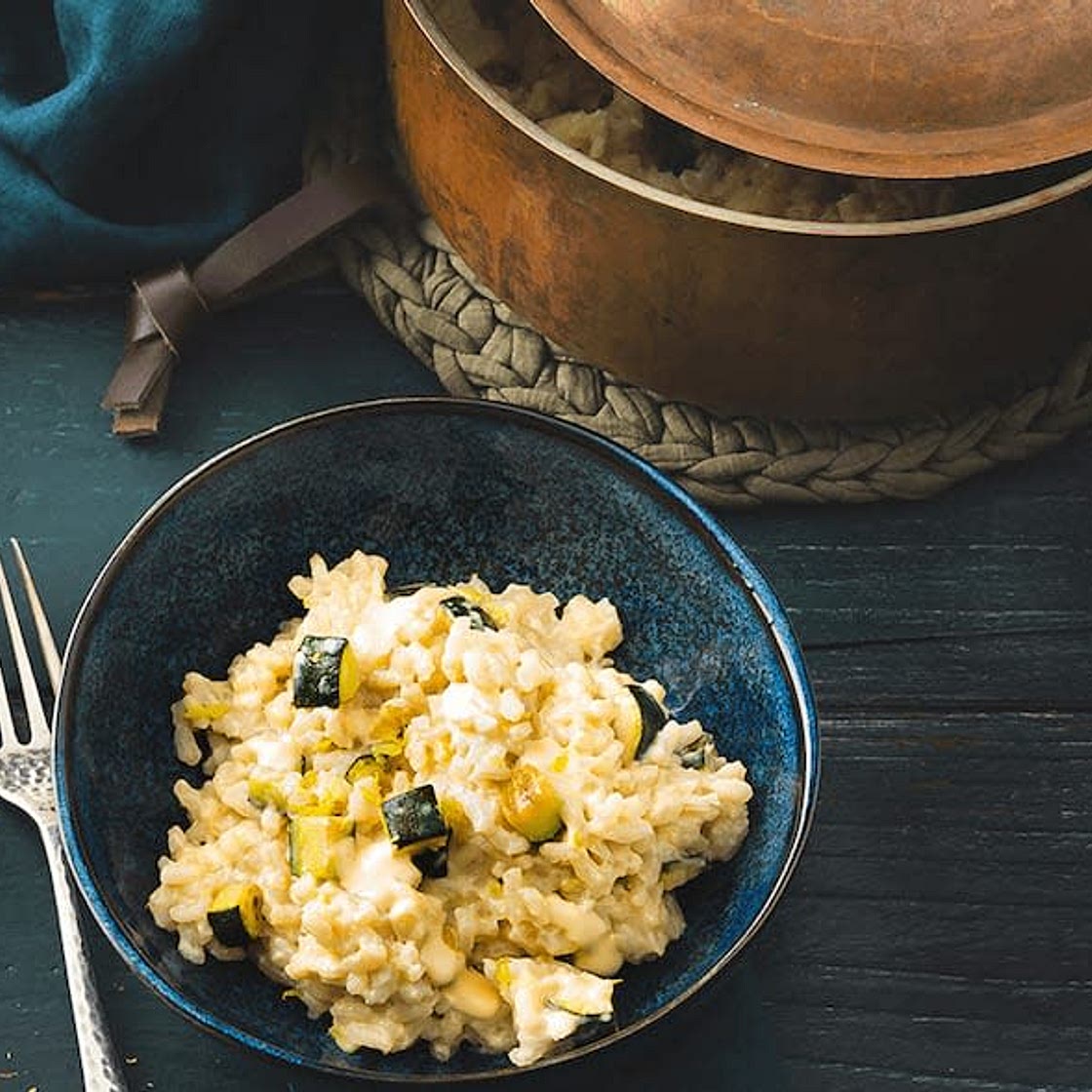 Zucchini-Zitronen-Risotto