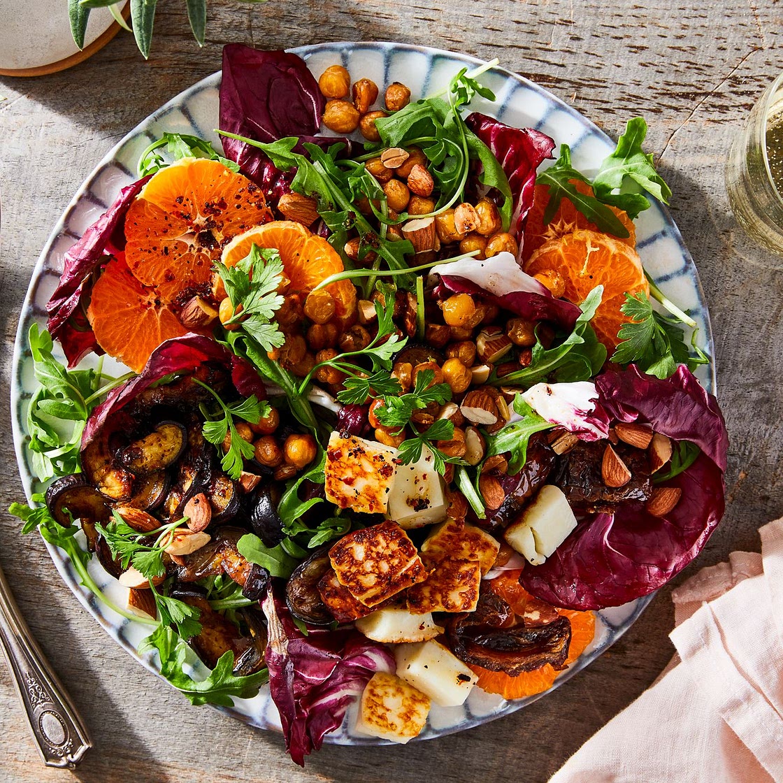 My Big Fat Halloumi Salad