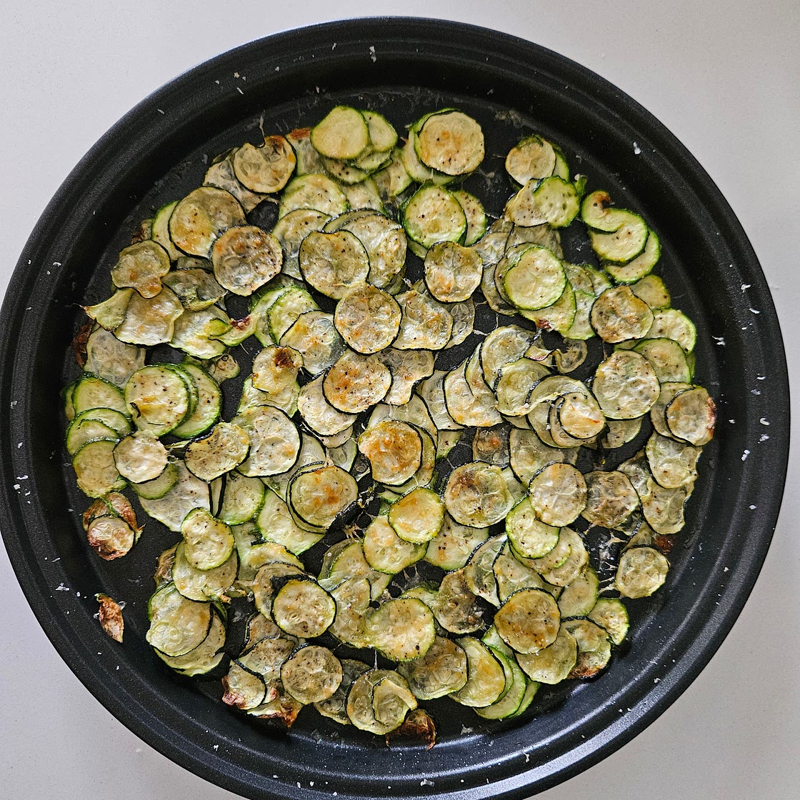 Zucchine super croccanti con crosta di formaggio #Microonde #Microwave
