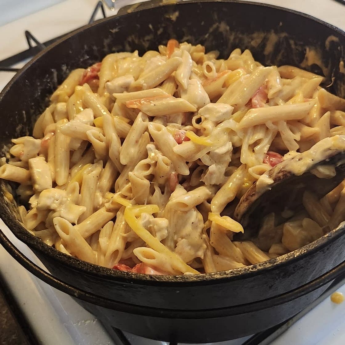 Creamy Chicken Fajita Pasta