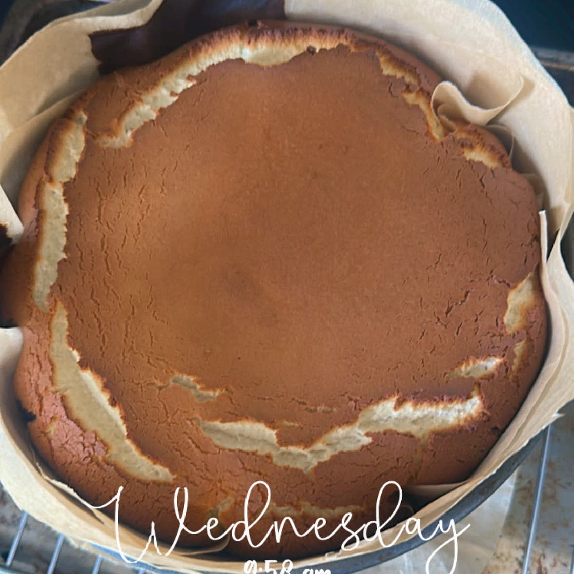 Lactose Free Basque Cheesecake 