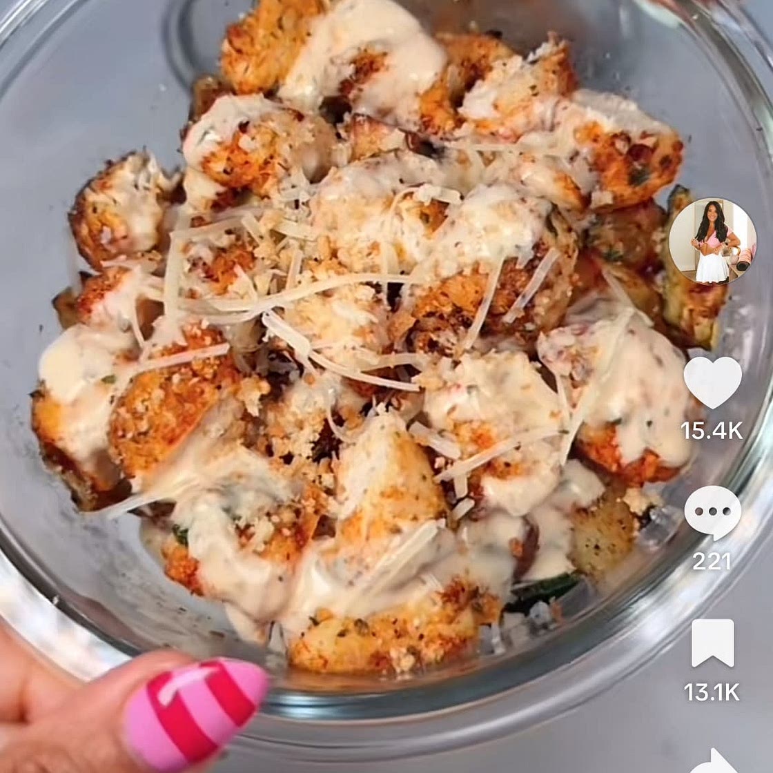 Garlic Parm Crunch Bowls
