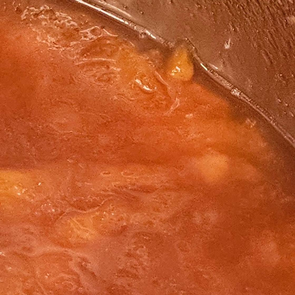 Grandma's peach or strawberry jam