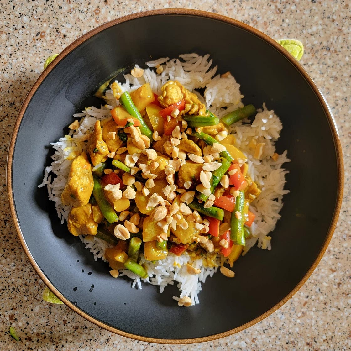 Chicken Satay Stir-Fry