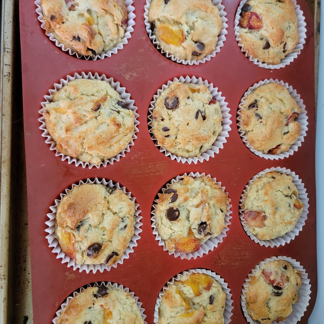 Fresh Cherry Muffins