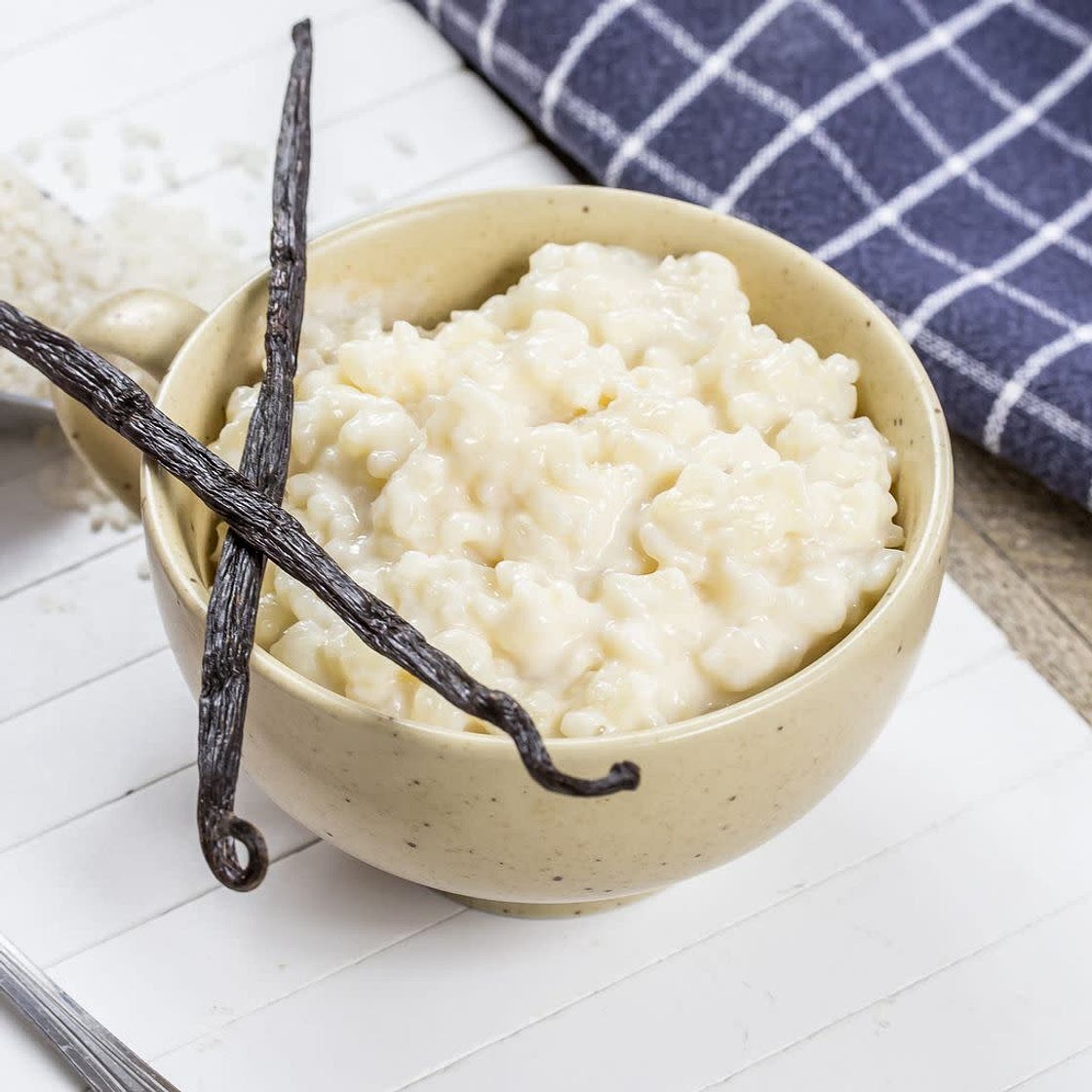 Riz au lait à la vanille