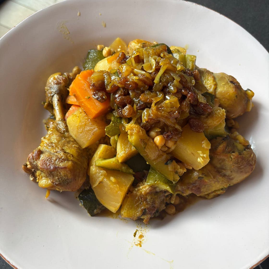 Couscous marocain poulet