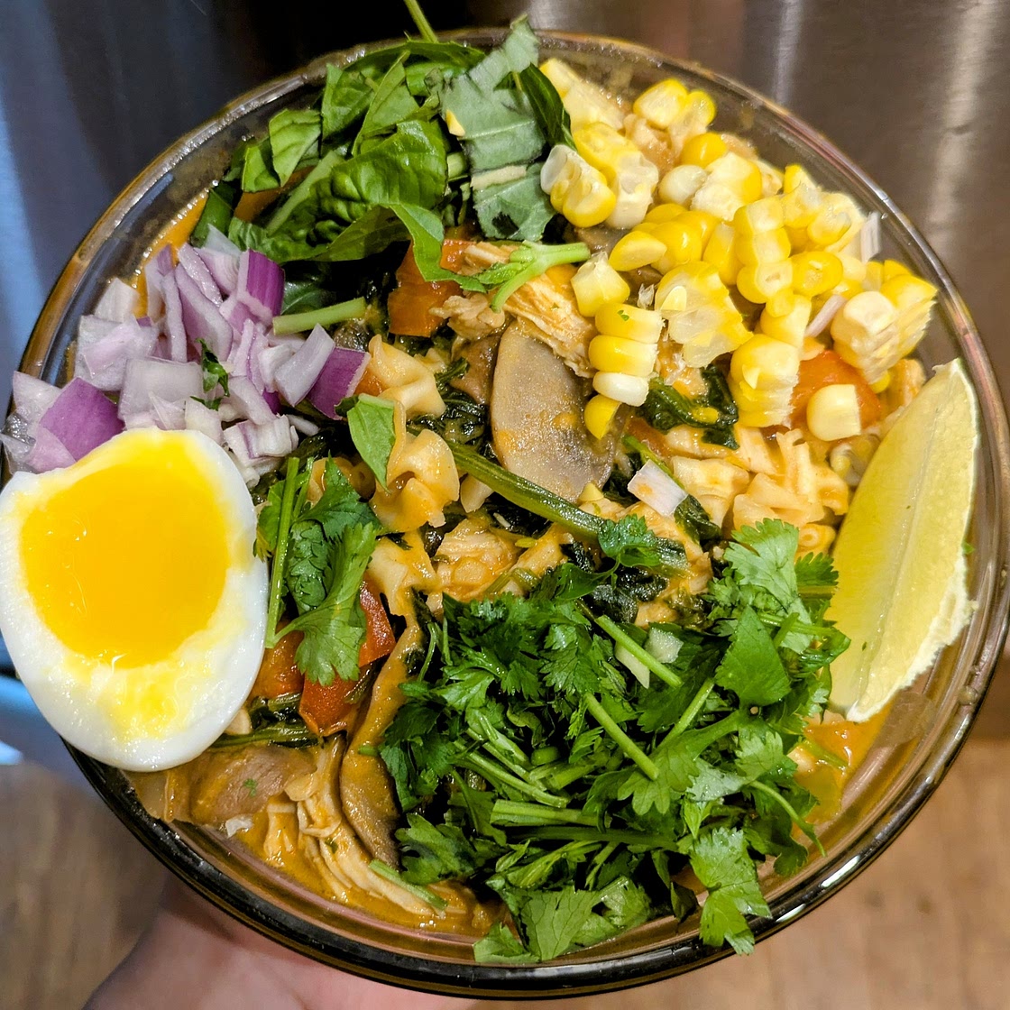 30 Minute Thai Peanut Chicken Ramen